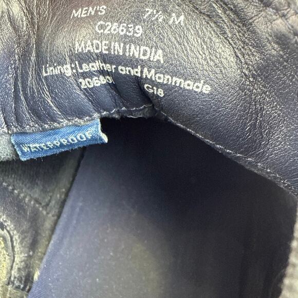 Cole Haan Men's Brown Leather Cap Toe Waterproof Slip On Ankle Boots Size 7.5 - Picture 6 of 7